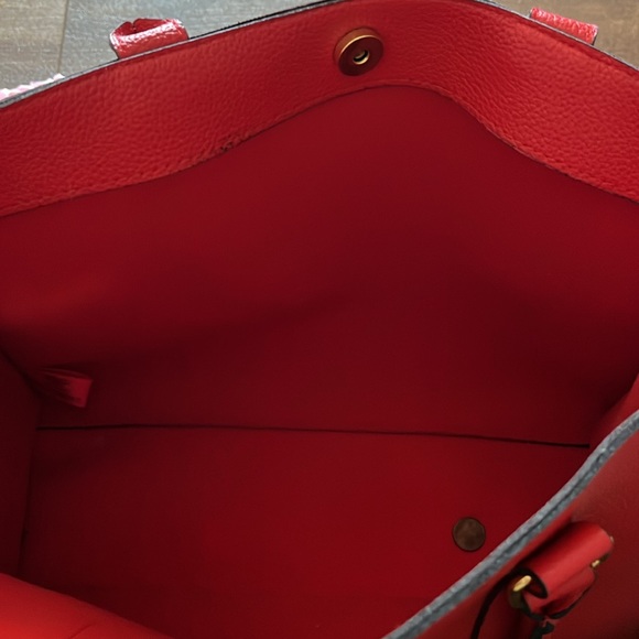 Unbranded red faux leather large tote - Picture 5 of 5
